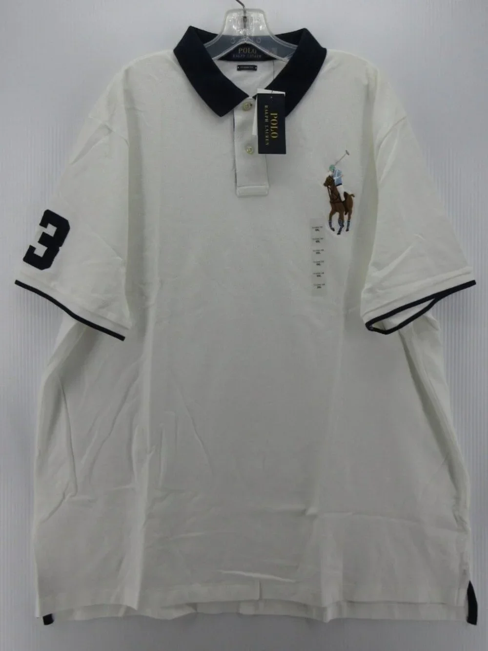 Polo Ralph Lauren Polo Shirt XXL Big Pony 3 Golf Classic Fit Pullover